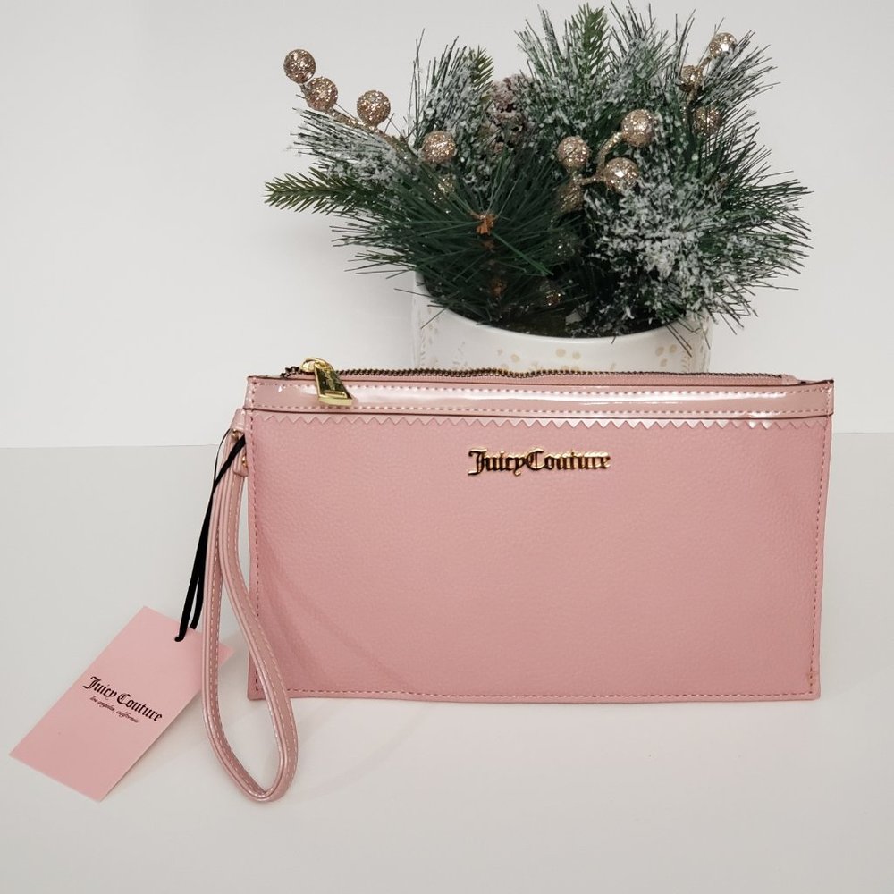 Juicy Couture Wristlet - Taffy/Blush  NWT